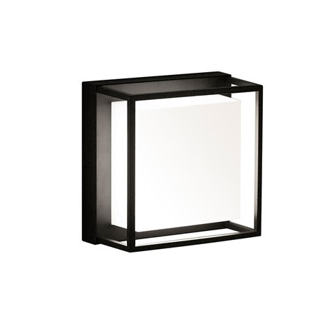 aplice de perete pătrate negre